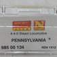 Micro-Trains 98500134 N Scale Pennsylvania Railroad Steam Locomotive #1512/Box