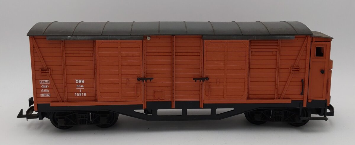 LGB 4063 G Scale DBB Double Door Boxcar #16818 EX/Box