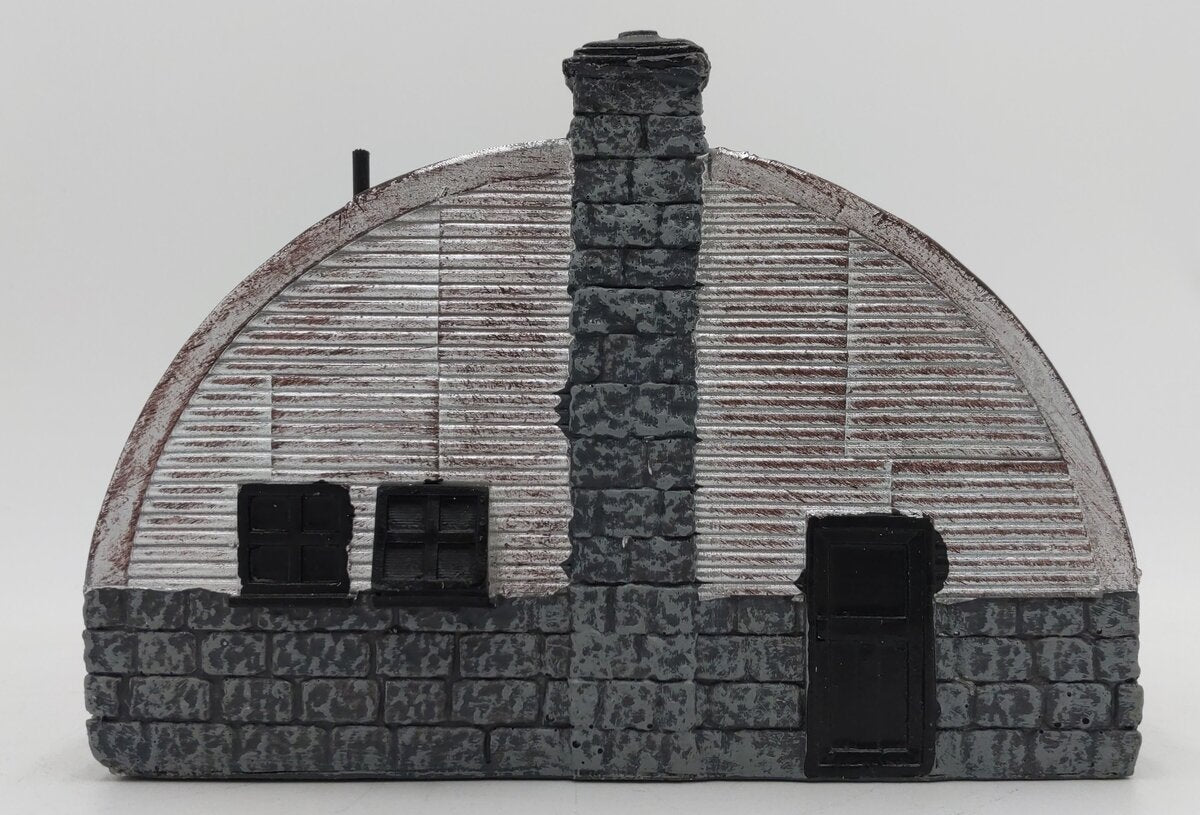 Menards 2759121 O Scale Cripple Creek Sand & Gravel Quonset Hut EX