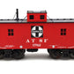 MTH 20-91362 O ATSF N-6B Caboose #1762 VG