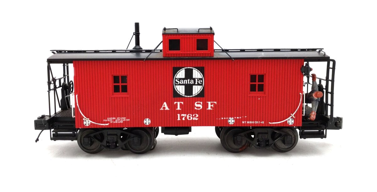 MTH 20-91362 O ATSF N-6B Caboose #1762 VG