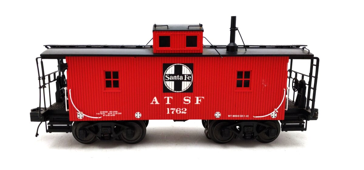 MTH 20-91362 O ATSF N-6B Caboose #1762 VG