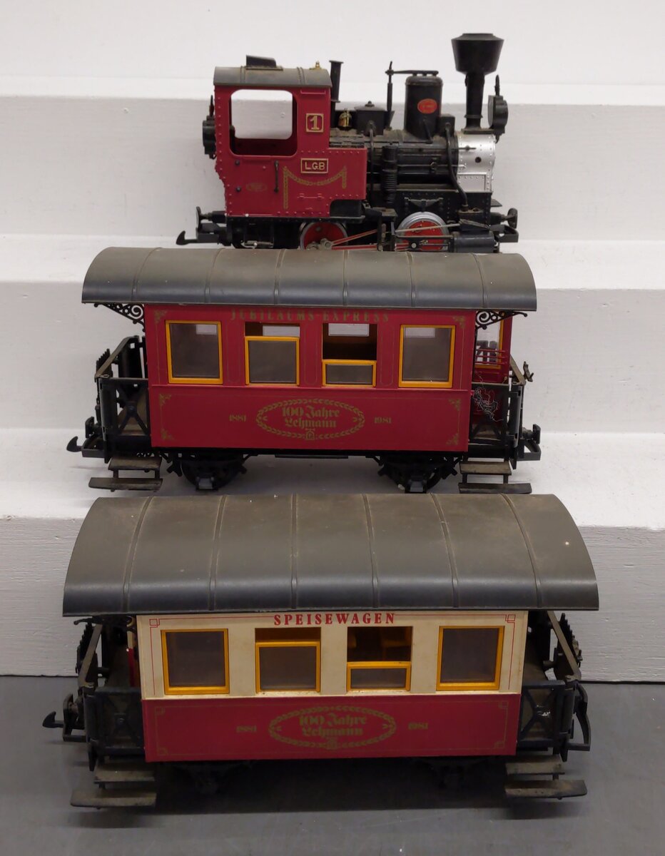 LGB 100 Jahre Lehmann G Gauge Steam Train Set VG/Box