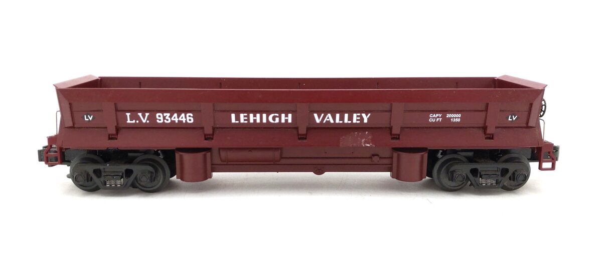 MTH 20-98293 O Gauge Lehigh Valley Dump Car #93438 w/Operating Bay EX