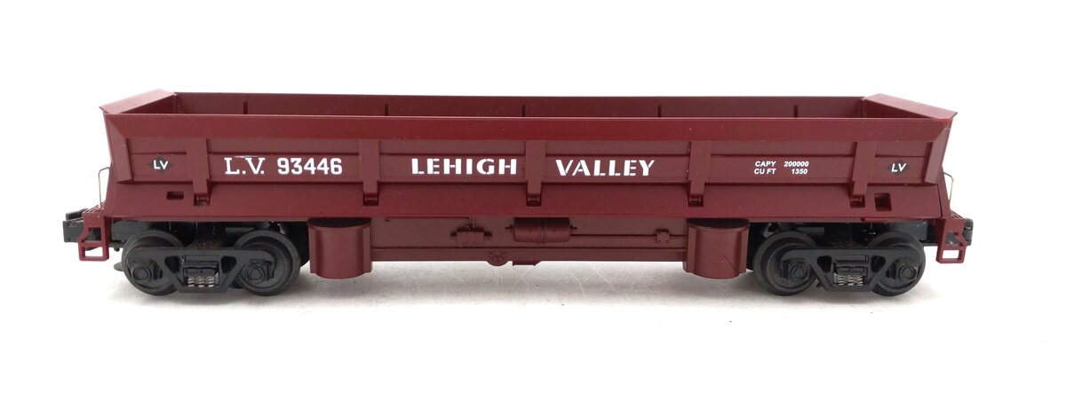 MTH 20-98293 O Gauge Lehigh Valley Dump Car #93438 w/Operating Bay EX