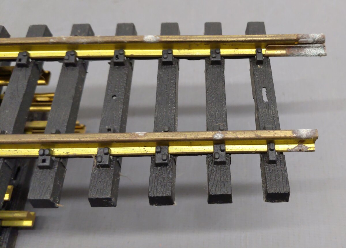 Aristo-Craft 30195 G USA Style Brass 5' Straight Track (Pack of 12) VG
