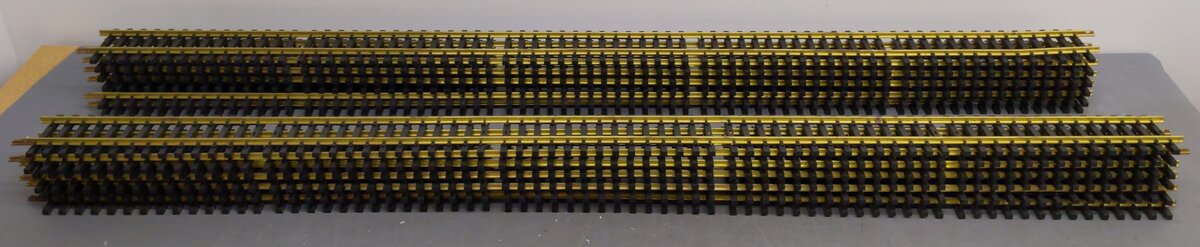 Aristo-Craft 30195 G USA Style Brass 5' Straight Track (Pack of 12) VG