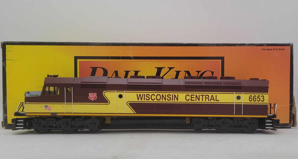 MTH 30-2458-3 Wisconsin Central FP45 Non-Powered Diesel Engine #6653 EX/Box