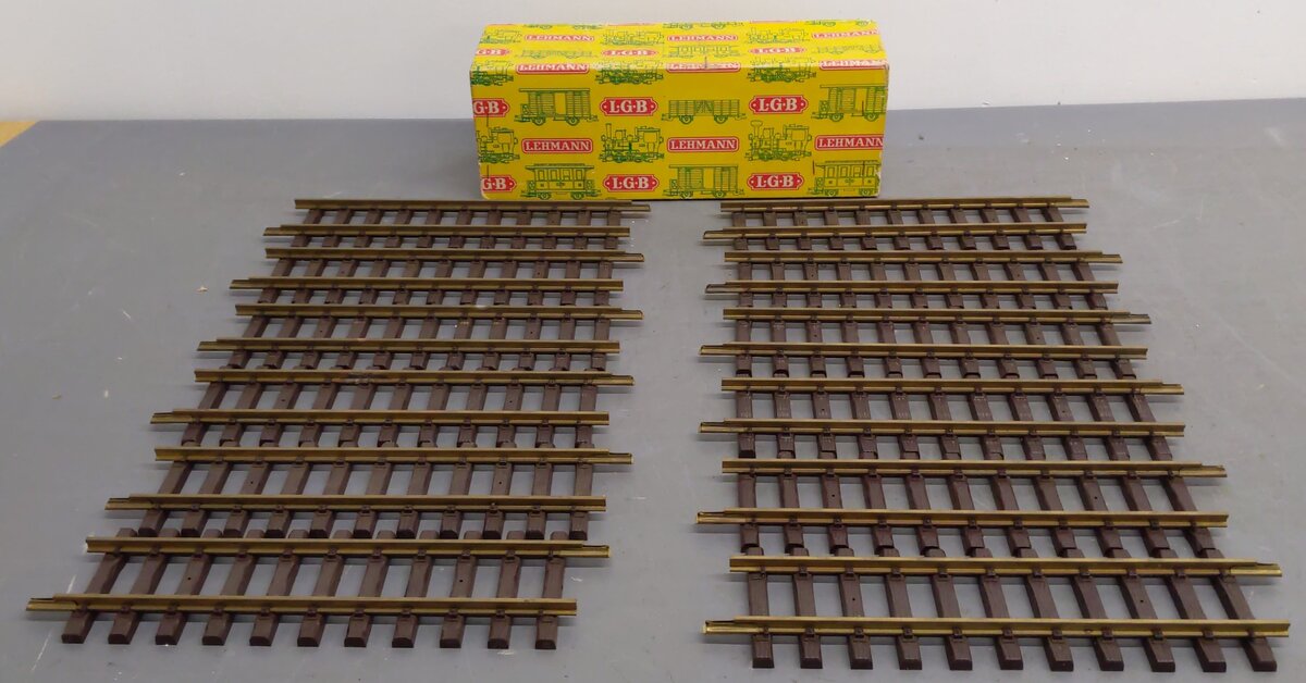 LGB 1000W G Scale Straight Track [Box of 12] VG/Box