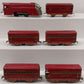 Marx 635 Vintage O Gauge Red NYC 'The Mercury' Steam Locomotive Passenger Set VG