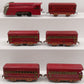 Marx 635 Vintage O Gauge Red NYC 'The Mercury' Steam Locomotive Passenger Set VG