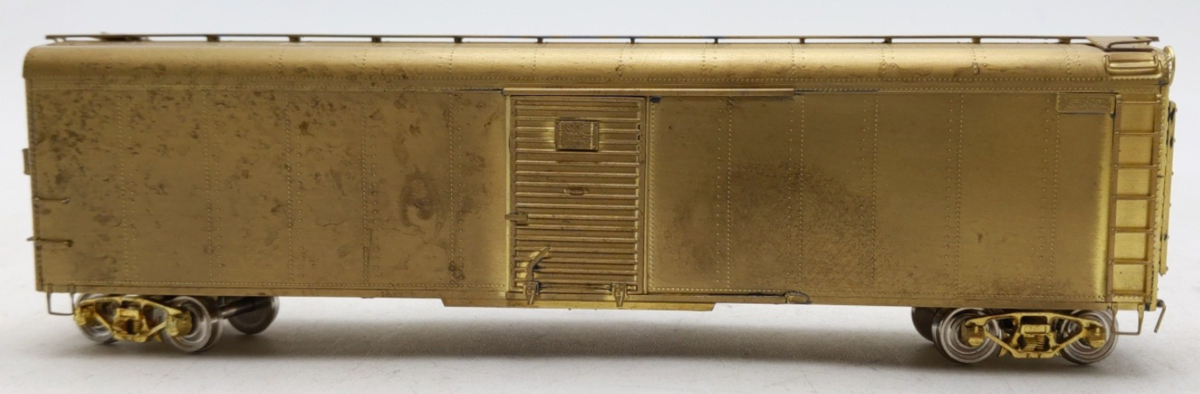 Railworks X-32D HO BRASS PRR 50' Round Roof Boxcar w/ Single Door-Unpainted EX/Box