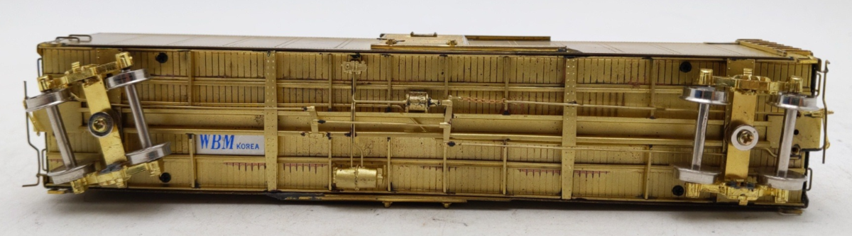 Railworks X-32D HO BRASS PRR 50' Round Roof Boxcar w/ Single Door-Unpainted EX/Box
