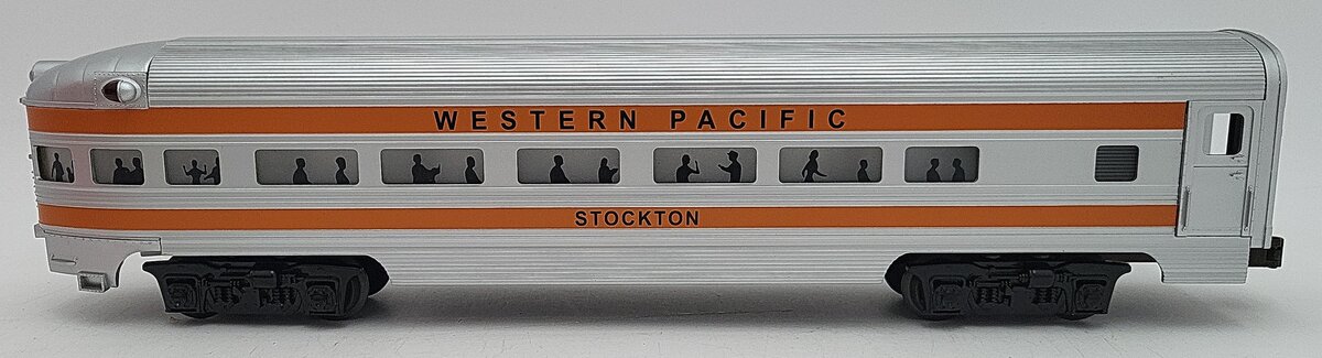 Williams O Gauge Western Pacific Aluminum Stockton Observation Car LN/Box