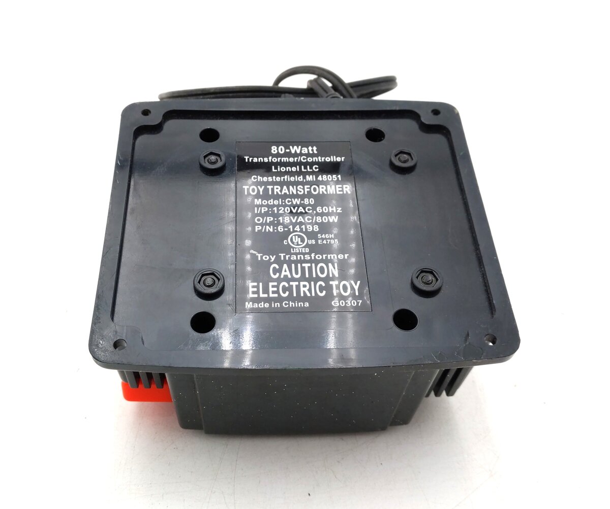 Lionel 6-14198 O Gauge CW-80 80 Watt Transformer EX