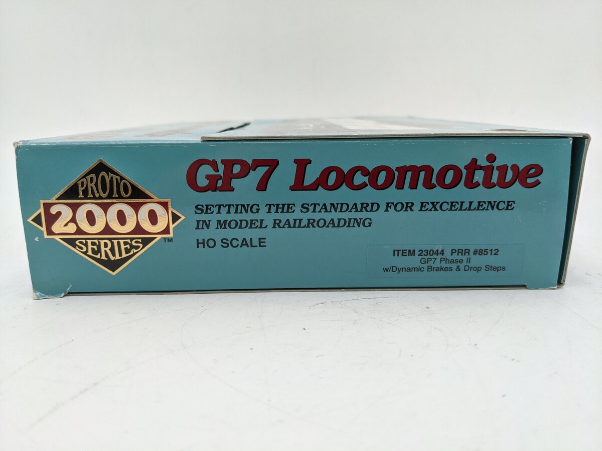 Proto 2000 23044 HO PRR GP7 Phase II w/Dynamic Brakes & Drop Steps #8512 EX/Box