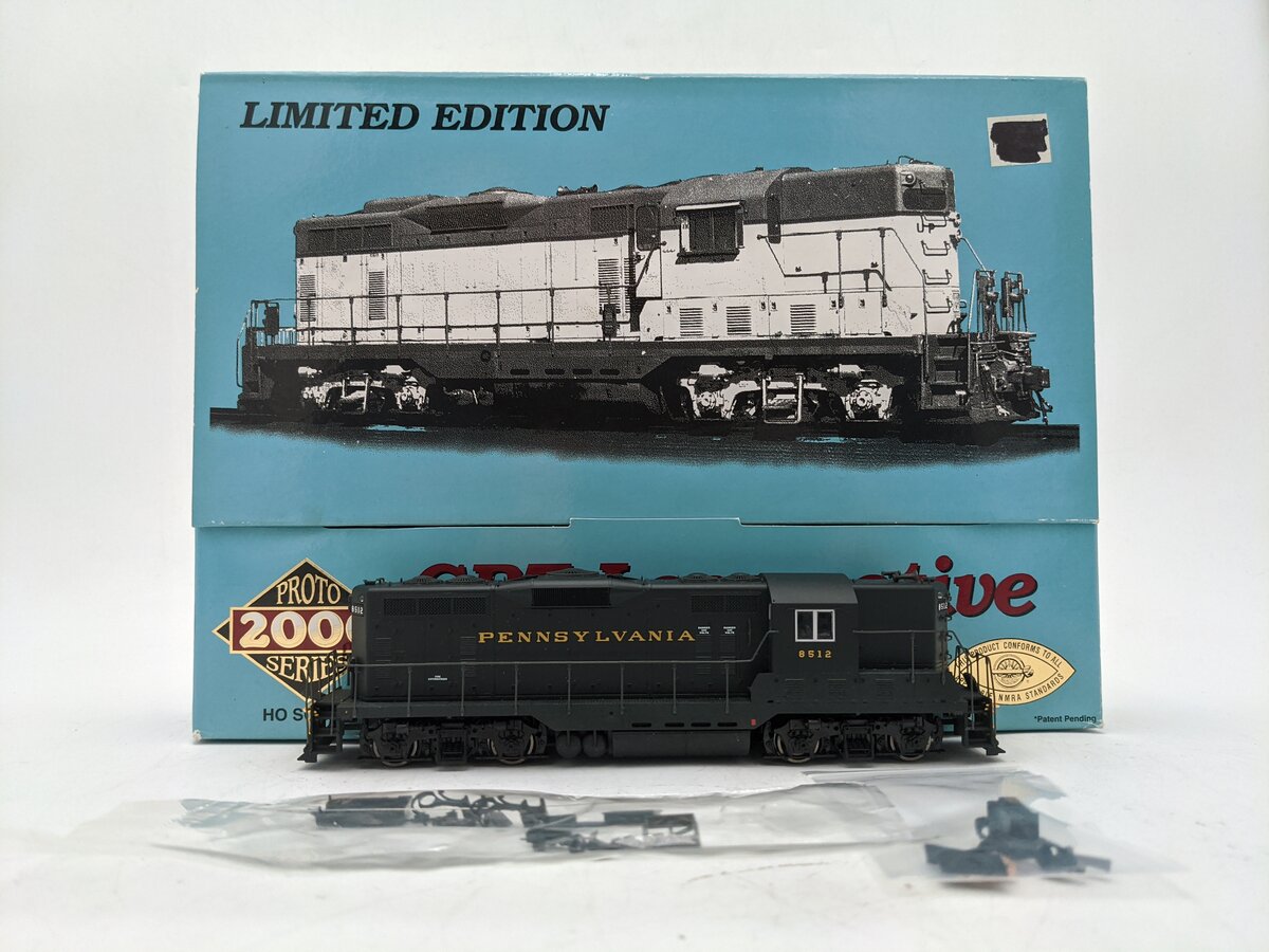 Proto 2000 23044 HO PRR GP7 Phase II w/Dynamic Brakes & Drop Steps #8512 EX/Box