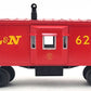 MTH 30-7712 O New York Central Pacemaker Bay Window Caboose #21574 (Custom)/Box