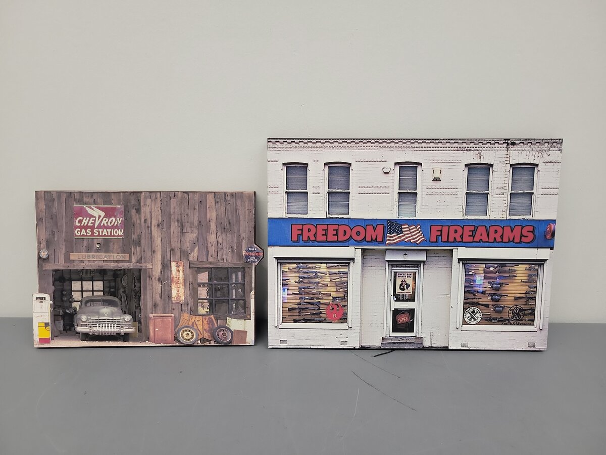 PFT Designs G Scale Assorted Background Flats [2] EX