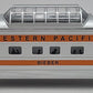 Williams O Gauge Western Pacific Aluminum Bieber Vista Dome Car LN/Box