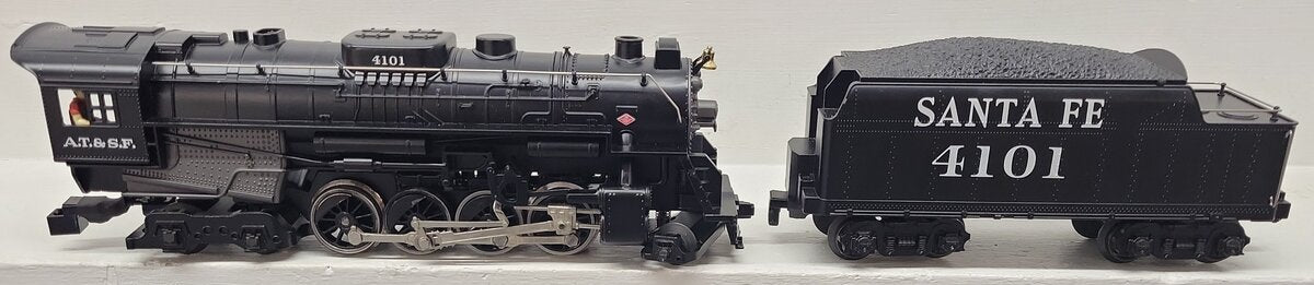 Lionel 1932010 O Santa Fe LionChief Plus 2.0 Berkshire Steam Locomotive #4101 EX/Box