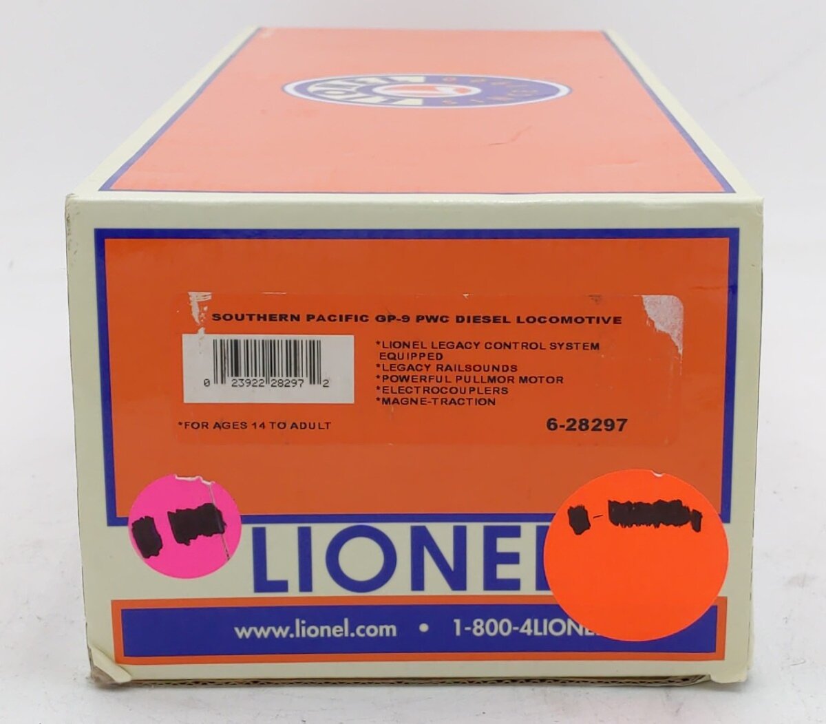 Lionel 6-28297 SP EMD GP9 PWC-Legacy Powered Diesel Locomotive #446 EX/Box