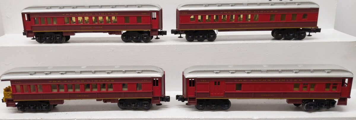 Lionel 6-35124 O Gauge Alton Limited 4-Car Passenger Set EX/Box