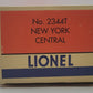 Lionel 6-38310  O Gauge New York Central F-3 Powered A Diesel Locomotive #2344 EX/Box