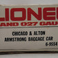 Lionel 6-9554 O Gauge Chicago & Alton "Armstrong" Baggage Car VG/Box