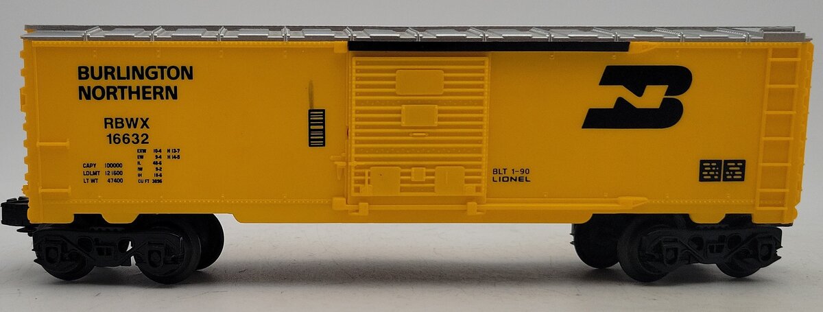 Lionel 6-16632 O Gauge Burlington Northern Boxcar VG