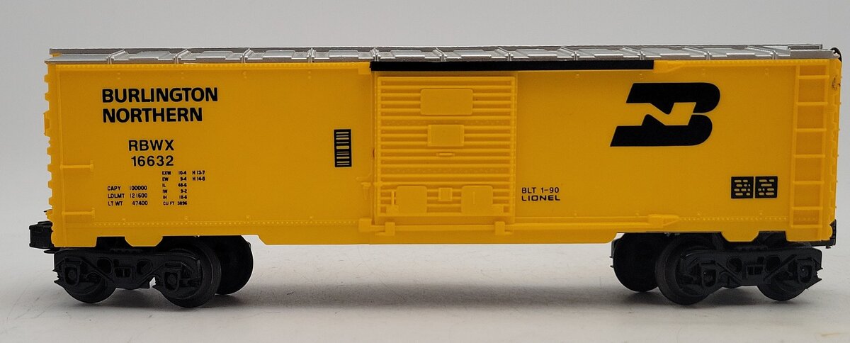 Lionel 6-16632 O Gauge Burlington Northern Boxcar VG