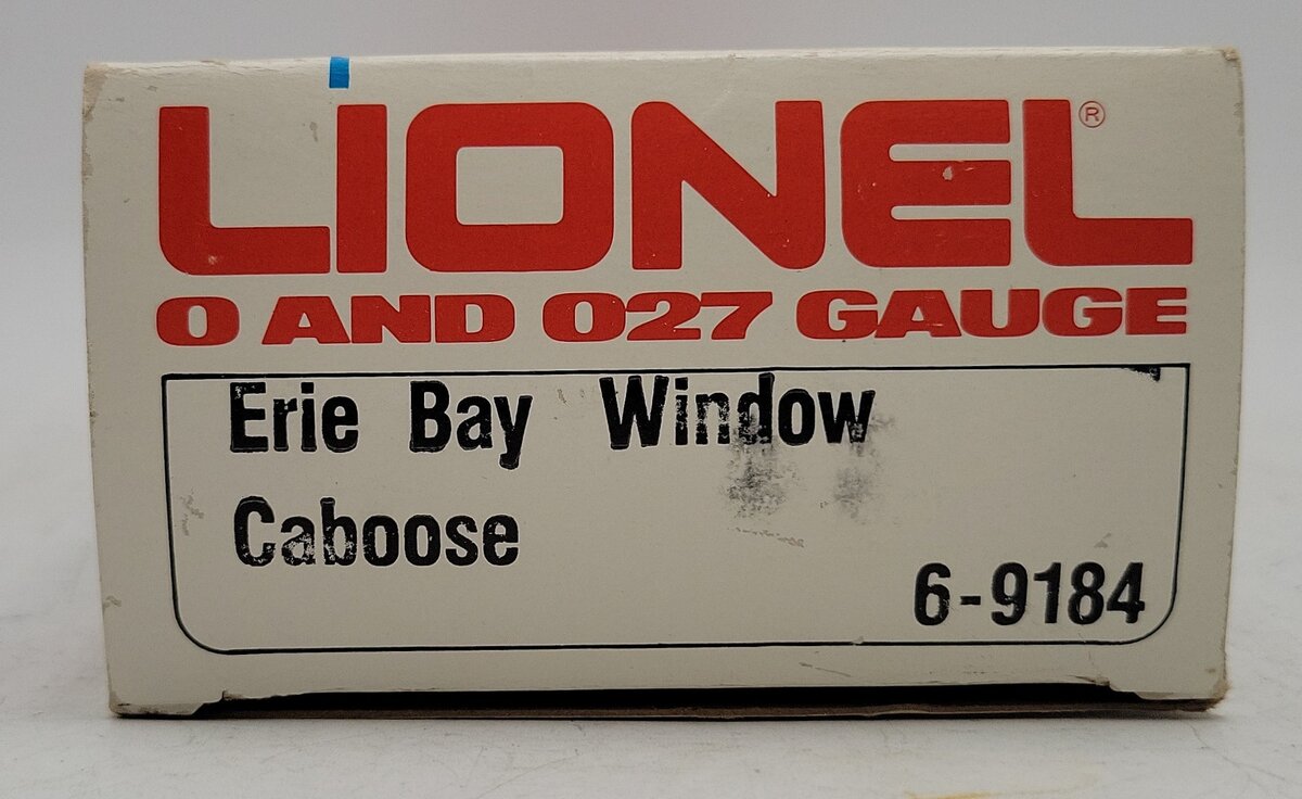 Lionel 6-9184 O Gauge Erie Bay Window Illuminated Caboose #9184 EX/Box