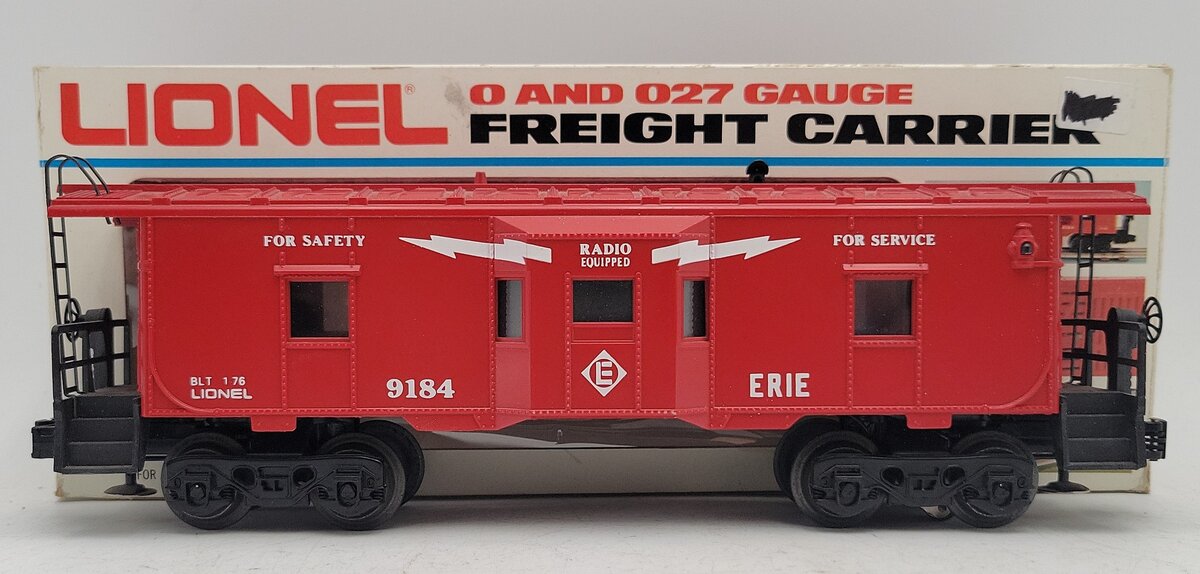 Lionel 6-9184 O Gauge Erie Bay Window Illuminated Caboose #9184 EX/Box