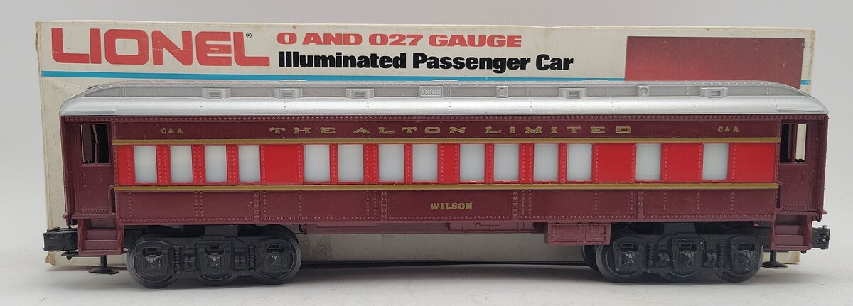 Lionel 6-9556 O Gauge Chicago & Alton "Wilson" Passenger Car/Box