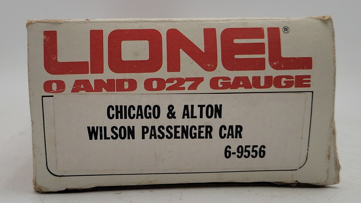 Lionel 6-9556 O Gauge Chicago & Alton "Wilson" Passenger Car/Box