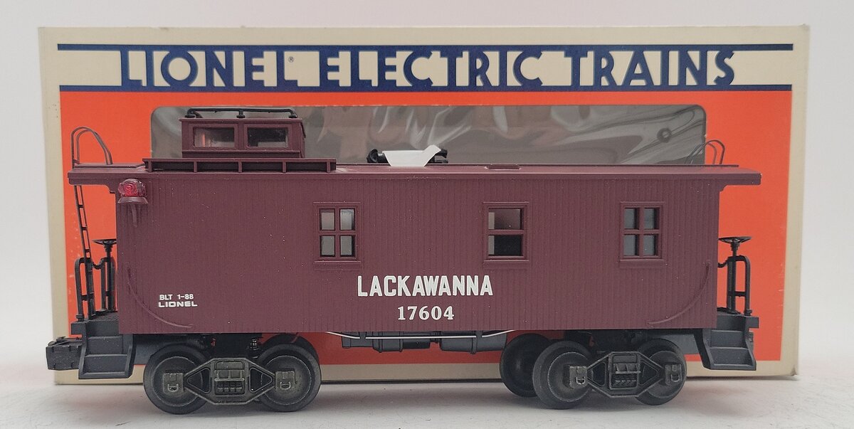 Lionel 6-17604 O Gauge Delaware, Lackawanna & Western Standard Caboose/Box