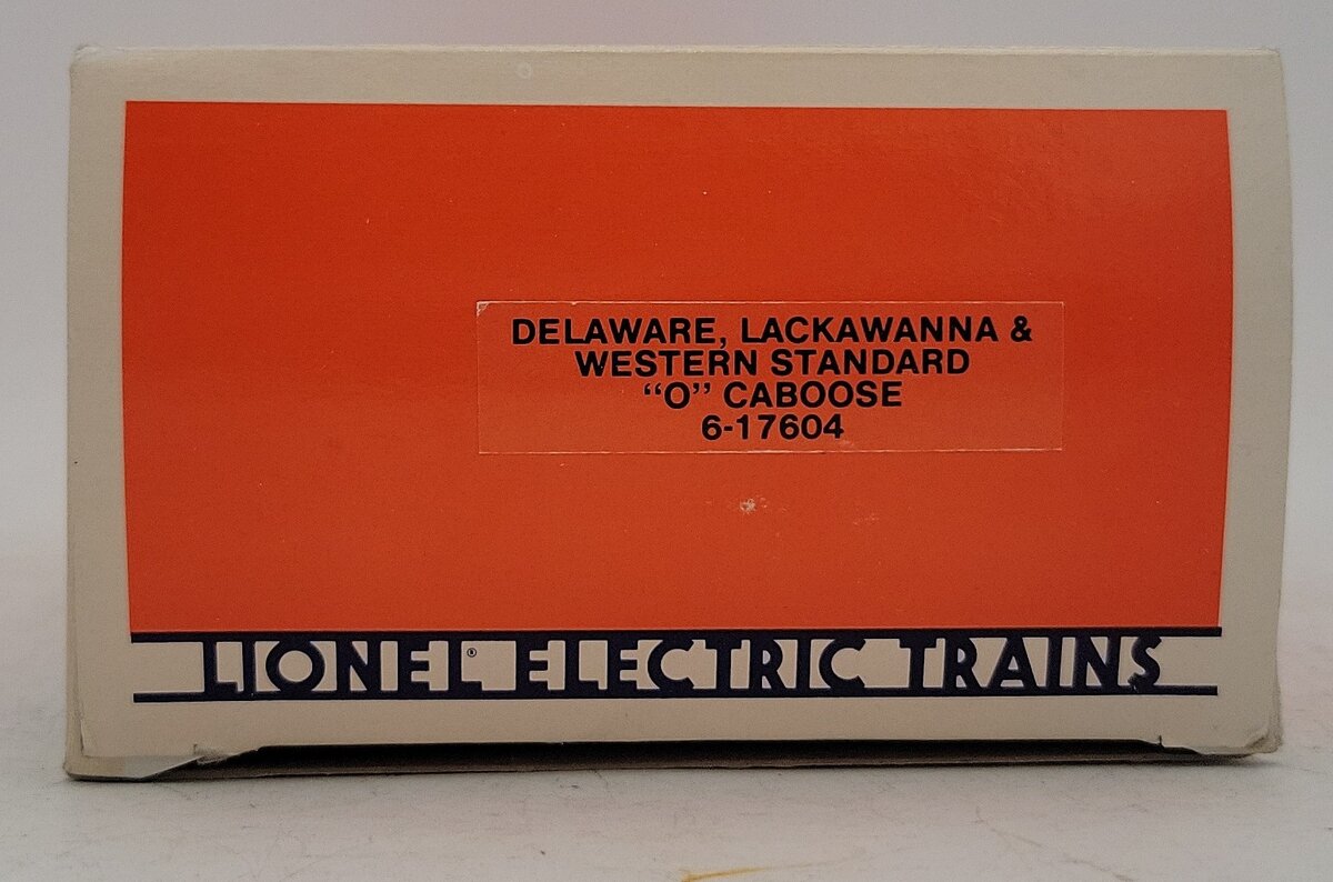 Lionel 6-17604 O Gauge Delaware, Lackawanna & Western Standard Caboose/Box
