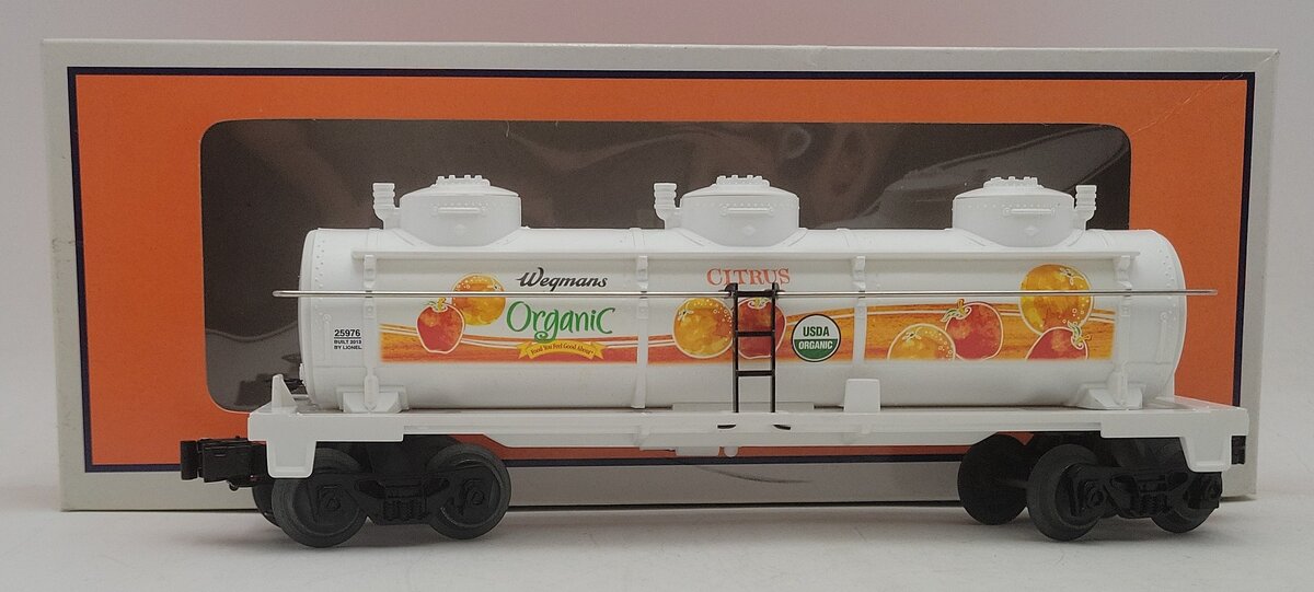 Lionel 6-25976 O Gauge Wegmans 3-Dome Tank Car #25976 EX/Box