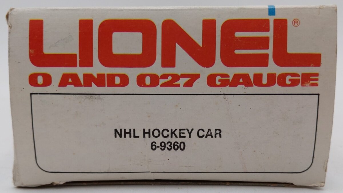 Lionel 6-9360 O Gauge National Hockey League Boxcar VG/Box