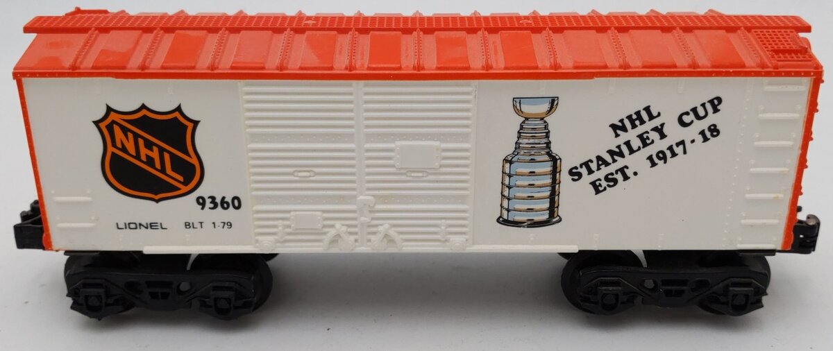 Lionel 6-9360 O Gauge National Hockey League Boxcar VG/Box