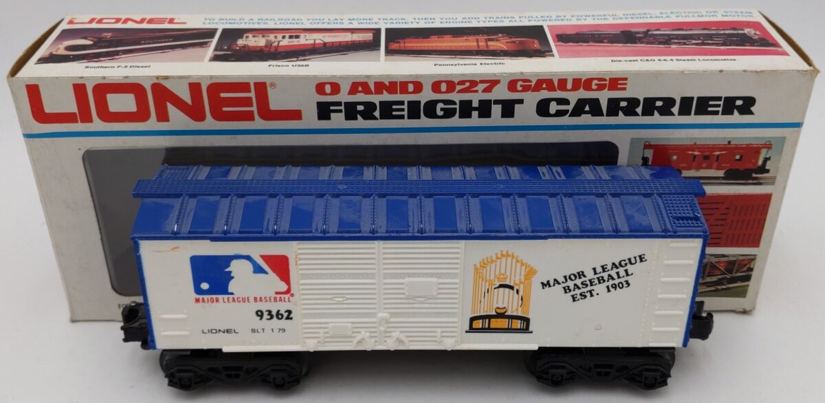 Lionel 6-9362 O Major League Baseball Car EX/Box