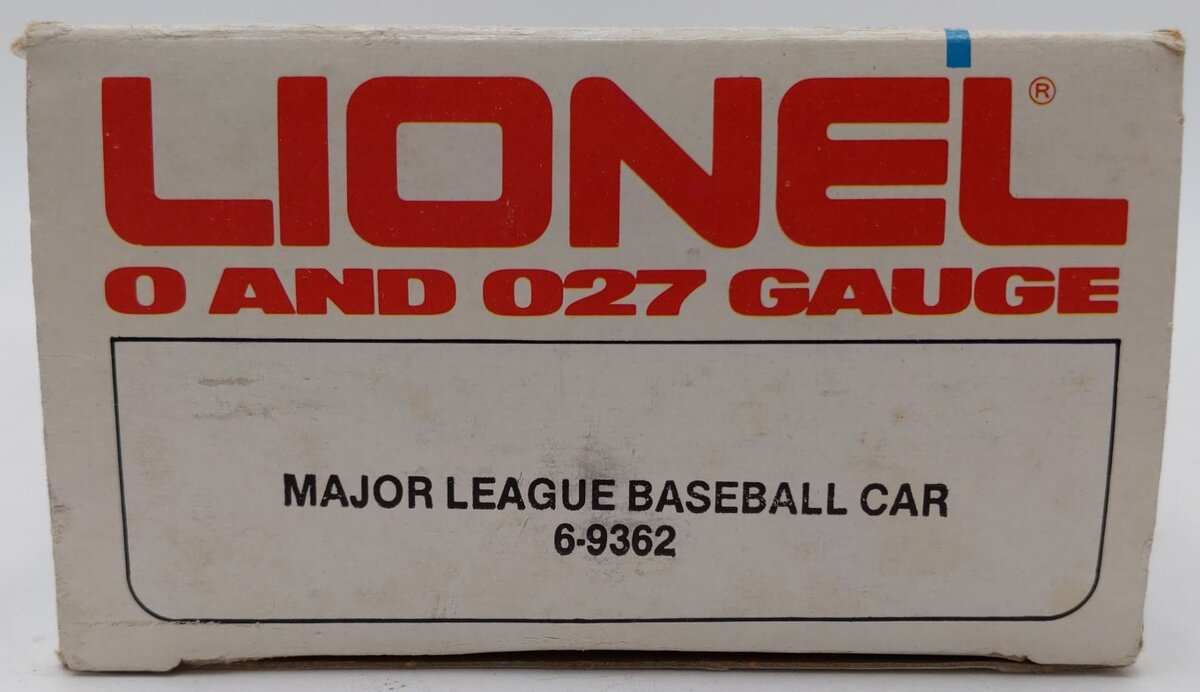 Lionel 6-9362 O Major League Baseball Car EX/Box