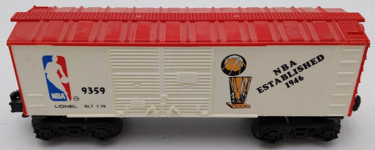 Lionel 6-9359 O Gauge NBA Basketball Boxcar EX/Box