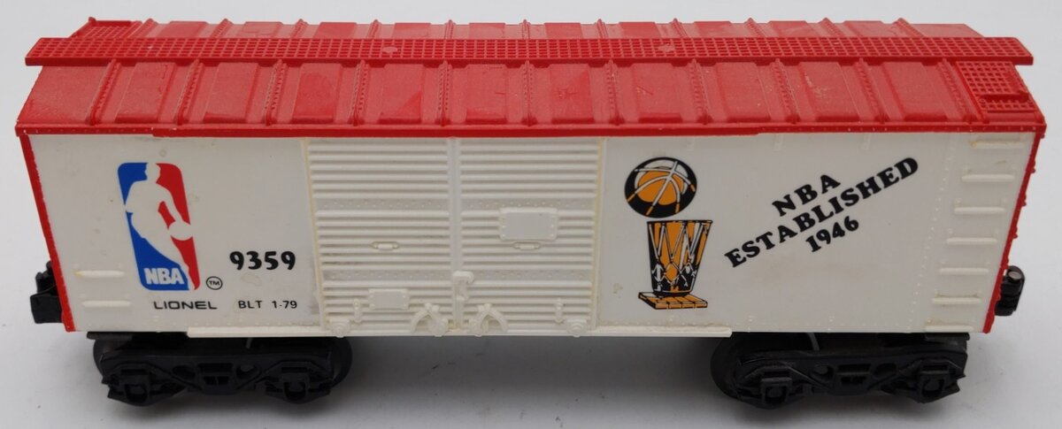 Lionel 6-9359 O Gauge NBA Basketball Boxcar EX/Box