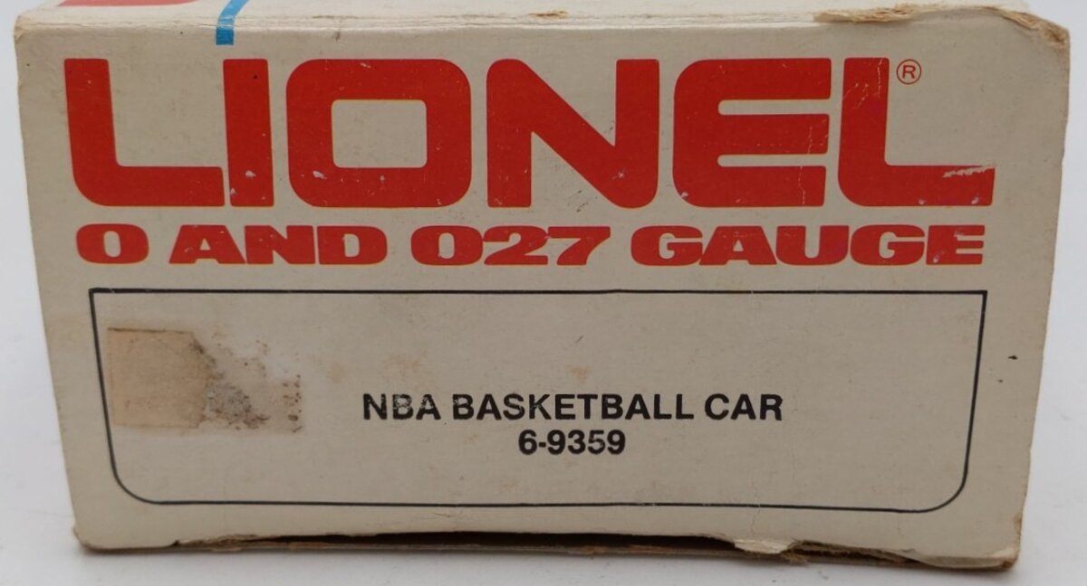 Lionel 6-9359 O Gauge NBA Basketball Boxcar EX/Box