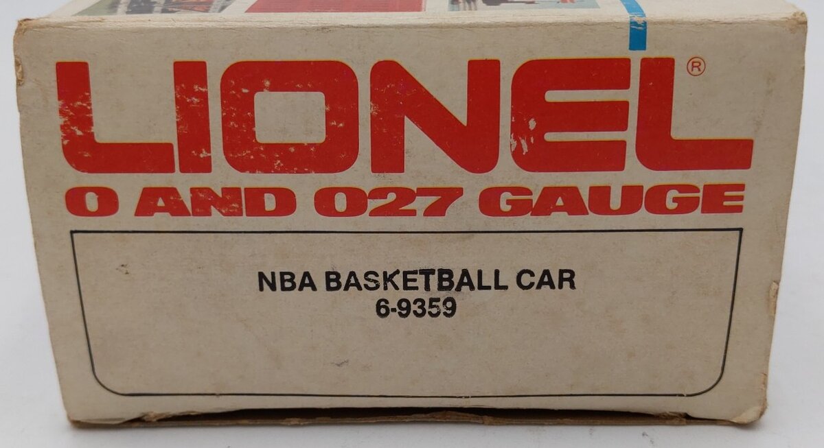 Lionel 6-9359 O Gauge NBA Basketball Boxcar EX/Box