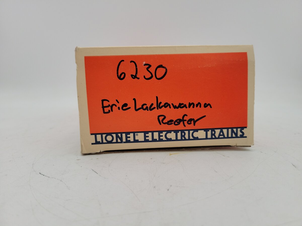 Lionel 6-6230 O Gauge Erie Lackawanna Refrigerator Car #6230 VG/Box