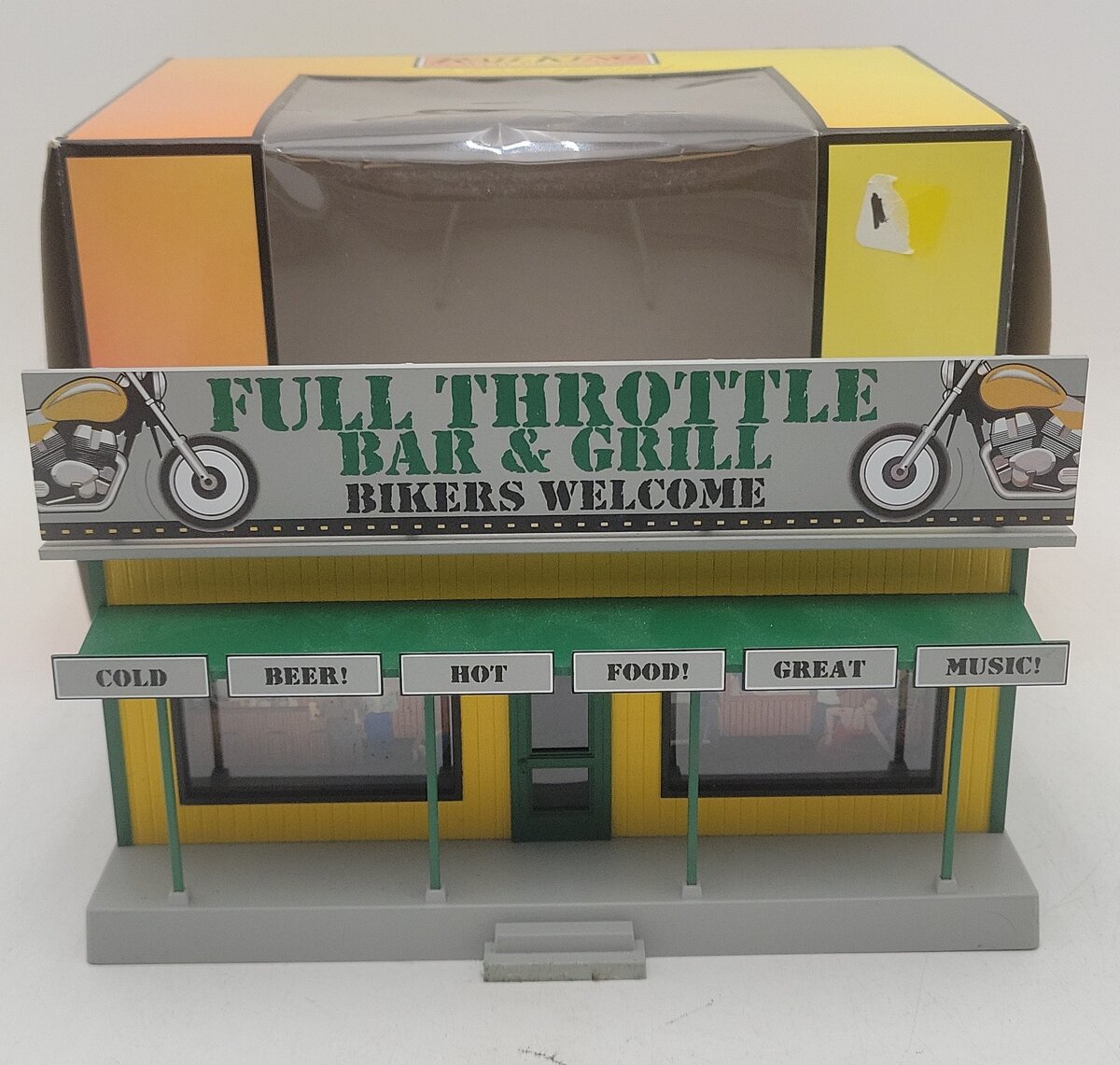 MTH 30-90292 O Gauge Full Throttle Bar & Grill Road Side Stand VG/Box