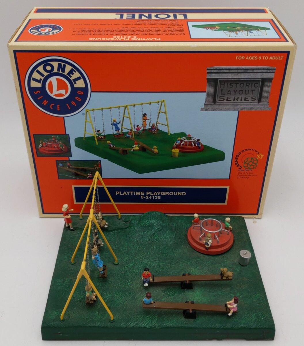 Lionel 6-24138 O Gauge Operating Playtime Playground EX/Box