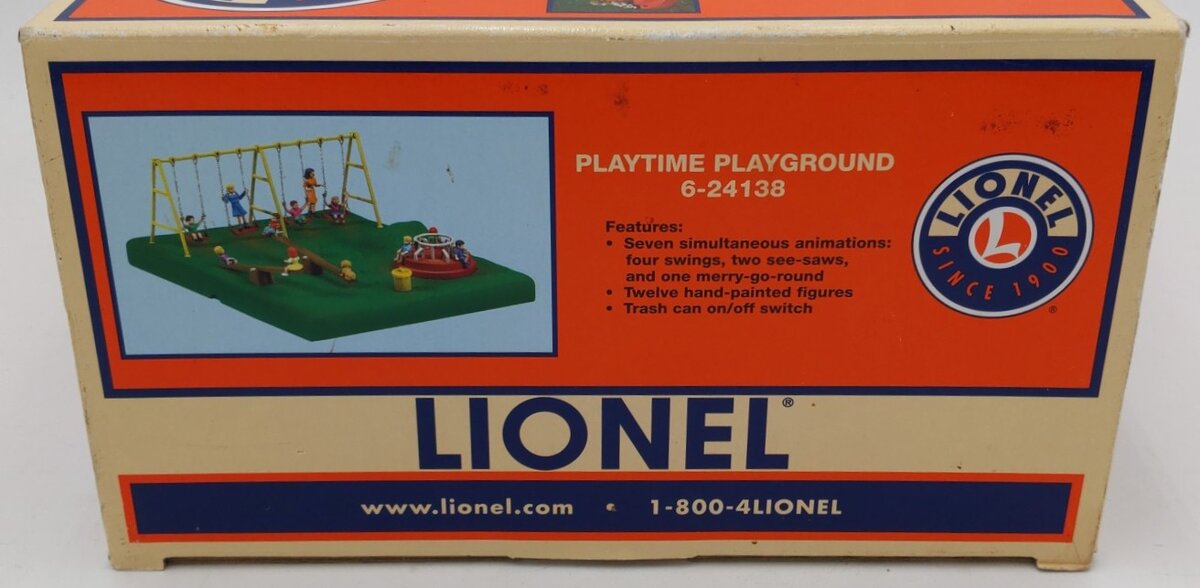 Lionel 6-24138 O Gauge Operating Playtime Playground EX/Box